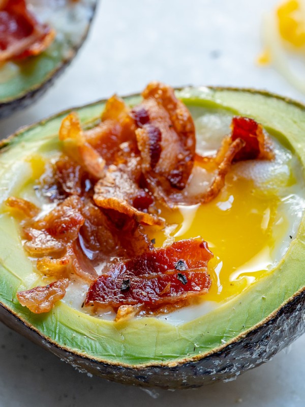 Bacon Egg Avocado Boats Clean Eating Recipe