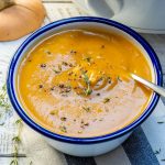 Clean Eating Crock-pot Butternut Squash Soup
