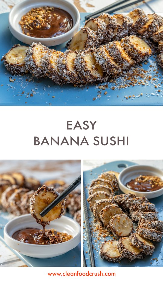 Clean Snacks Easy Banana Sushi