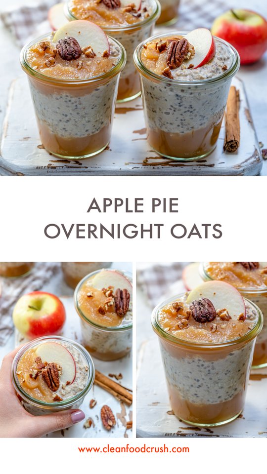 CleanFoodCrush Apple Pie Overnight Oats