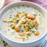 Creamy Cashew Cauliflower Soup by Rachel Maser