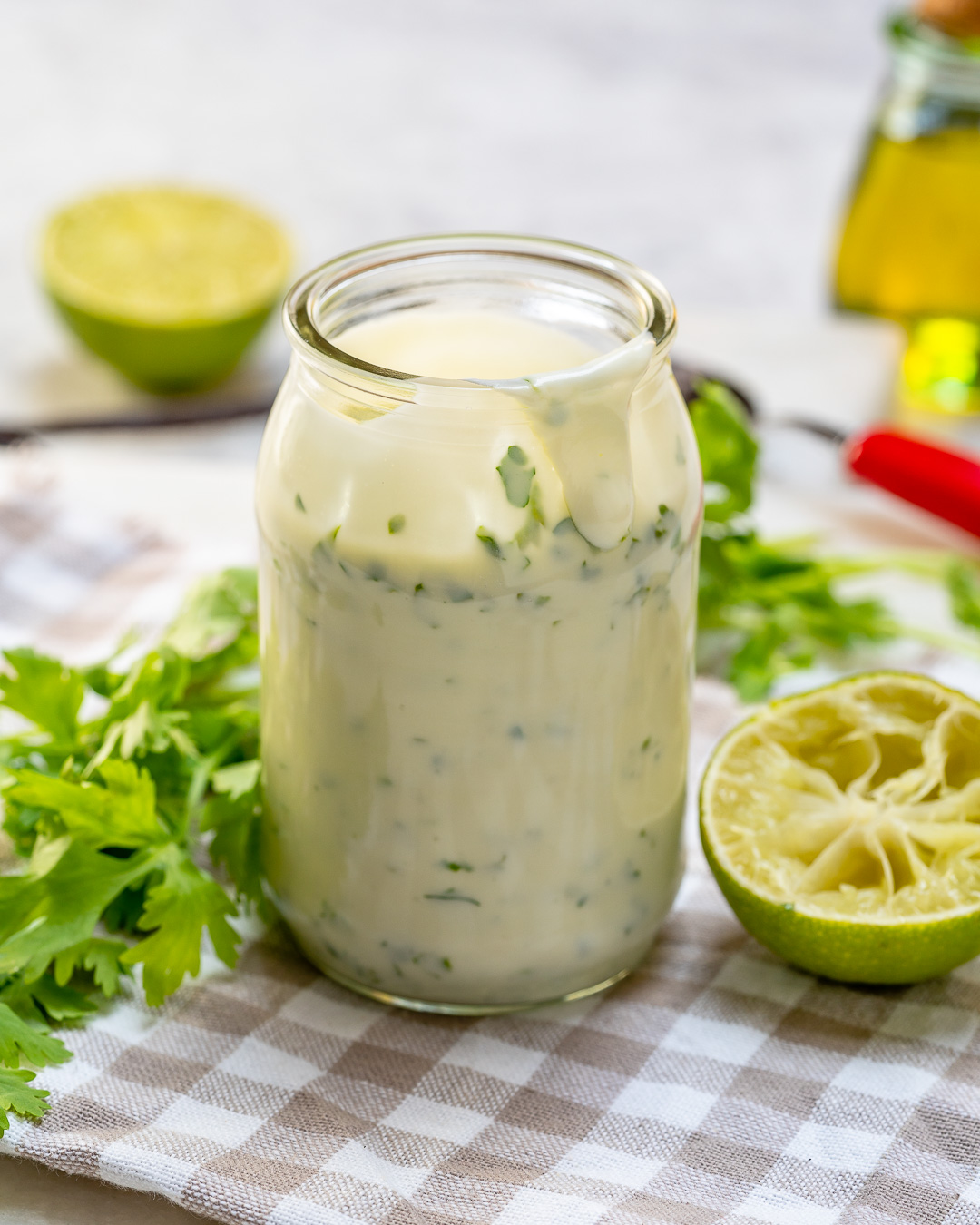 Creamy Cilantro Lime Dressing For Clean Eating Clean Food Crush