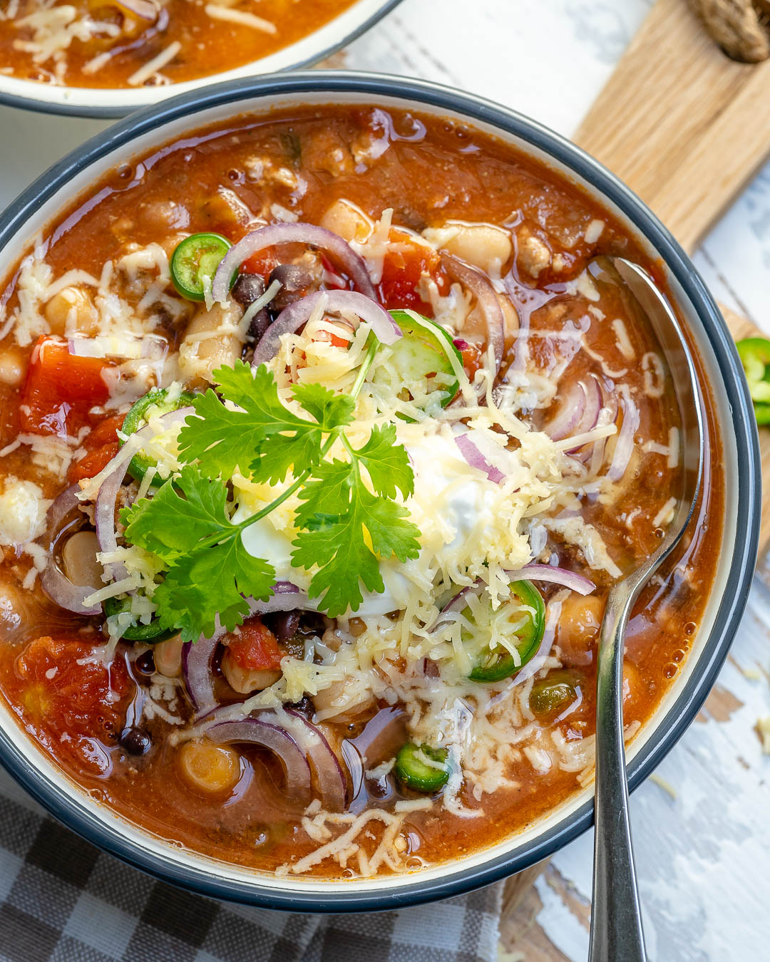 Flavorful 3-Bean Turkey Chili Meal