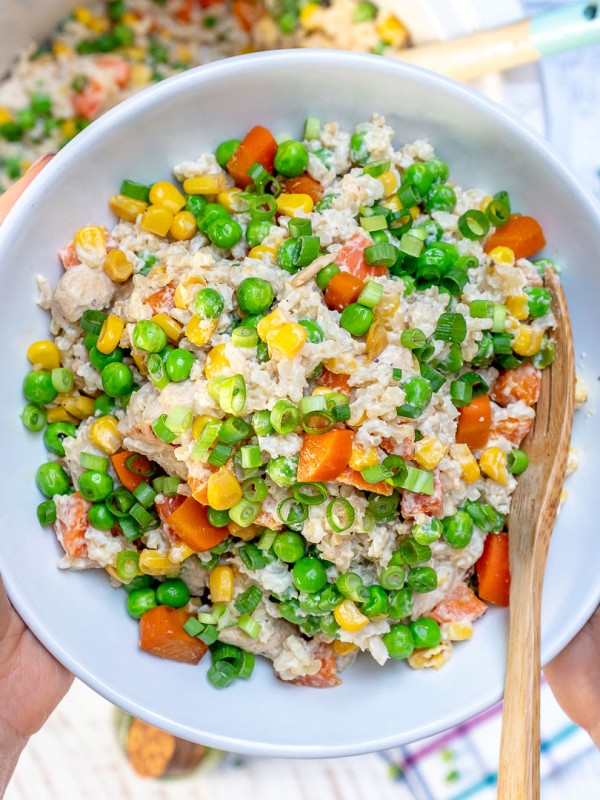 CleanFoodCrush Crockpot Creamy Chicken Rice
