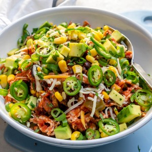 Crockpot Mexican Chicken Bowls Recipe