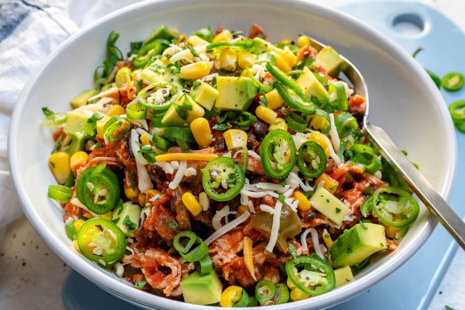 Crockpot Mexican Chicken Bowls Recipe
