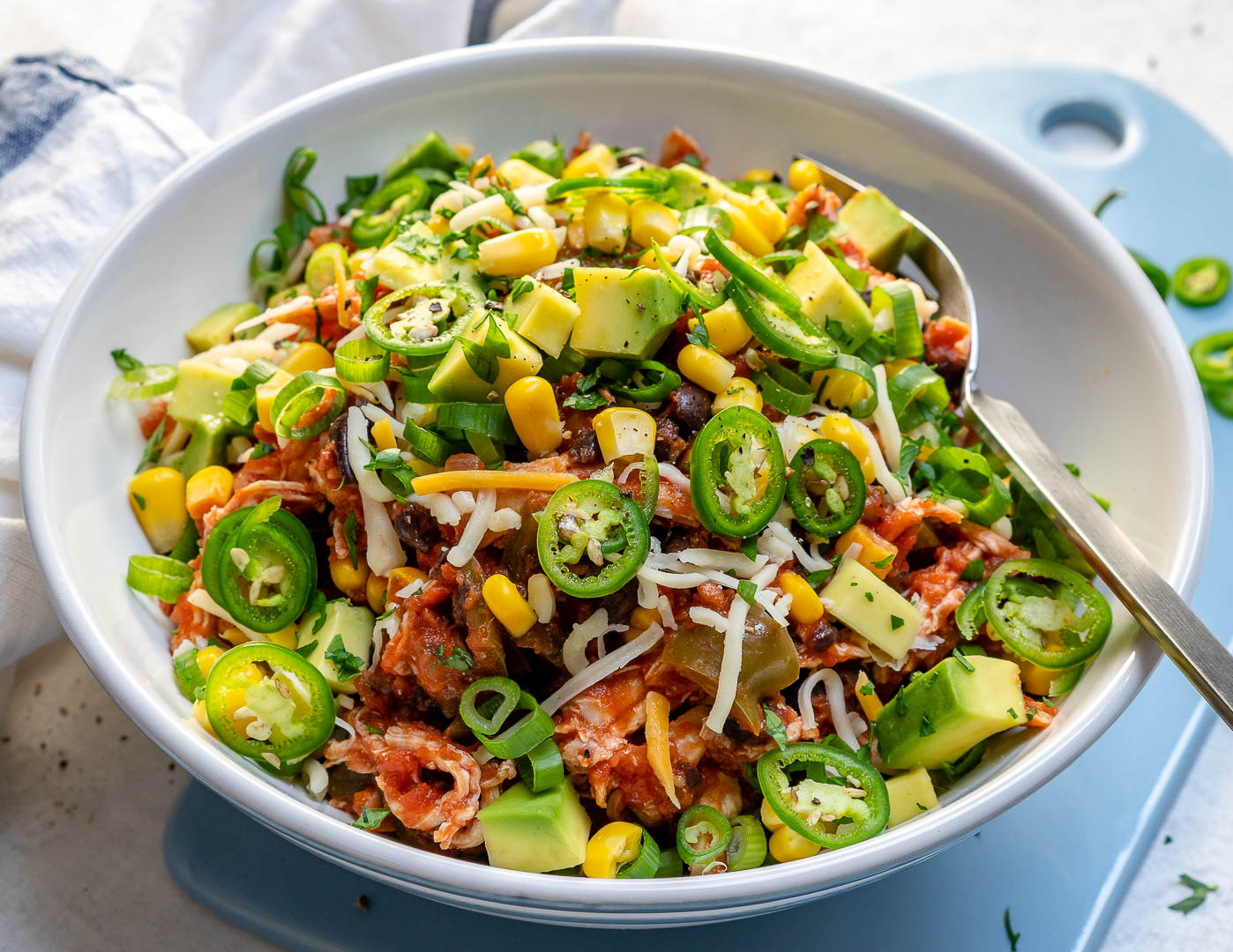 Mexican chicken lunch bowls - Simply Delicious