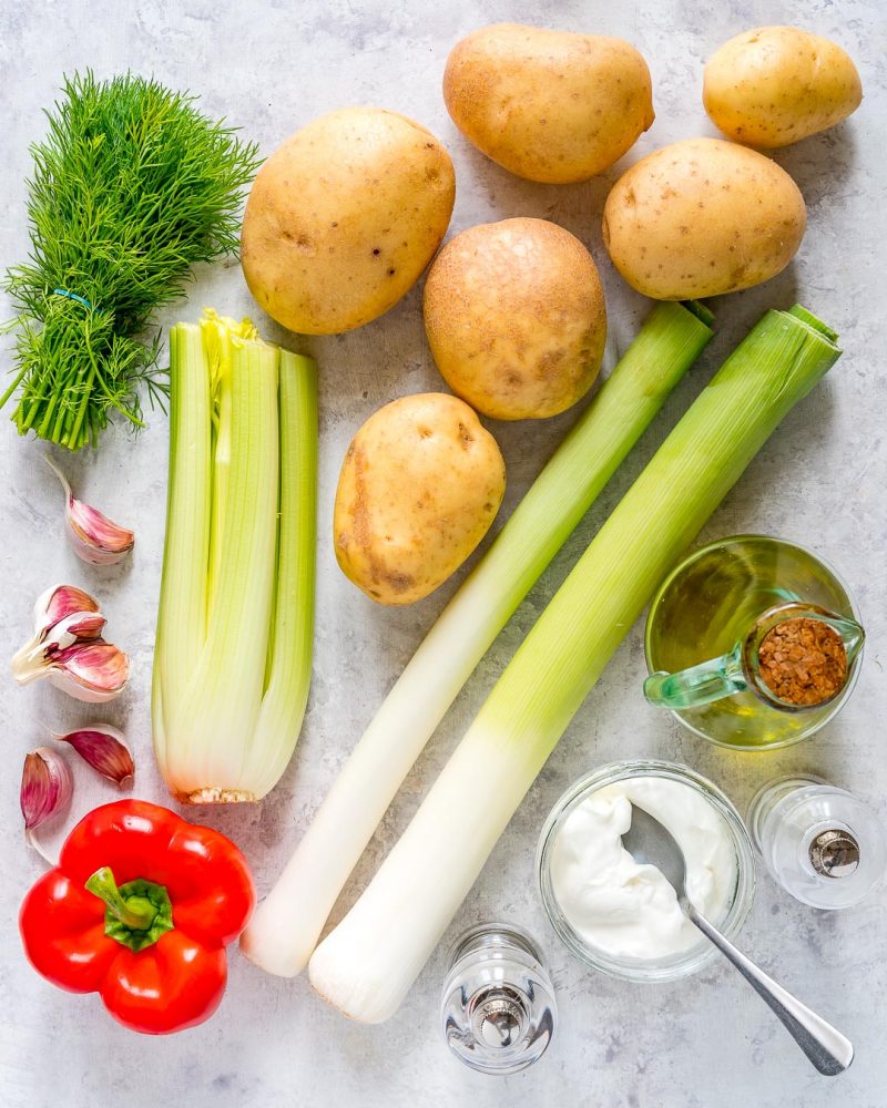 Try this Crockpot Potato Leek Soup for Warm and Cozy Clean Eating