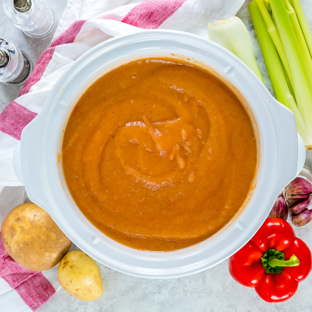 Healthy Crockpot Potato Leek Soup Dinner Recipe