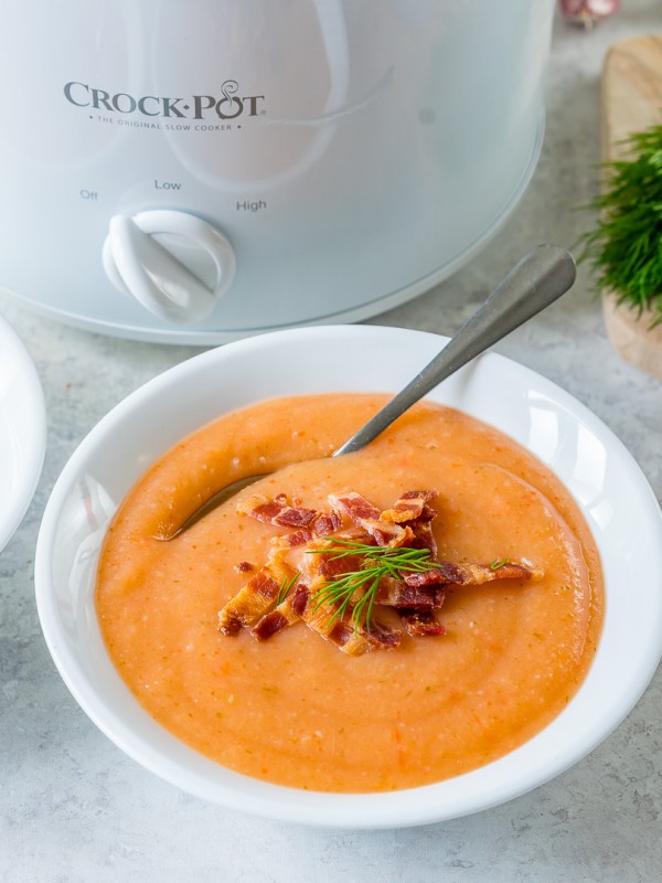 Eat Clean Crockpot Potato Leek Soup