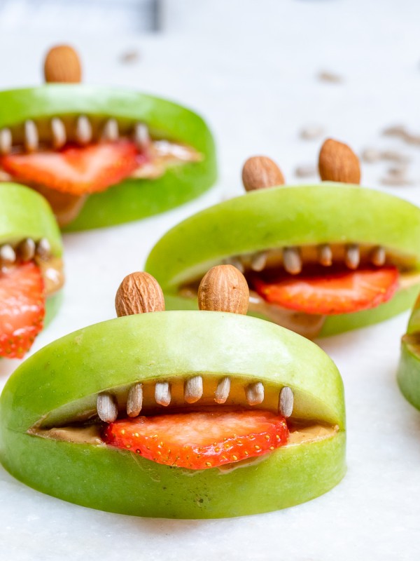 Halloween PB Apple Monsters Recipe