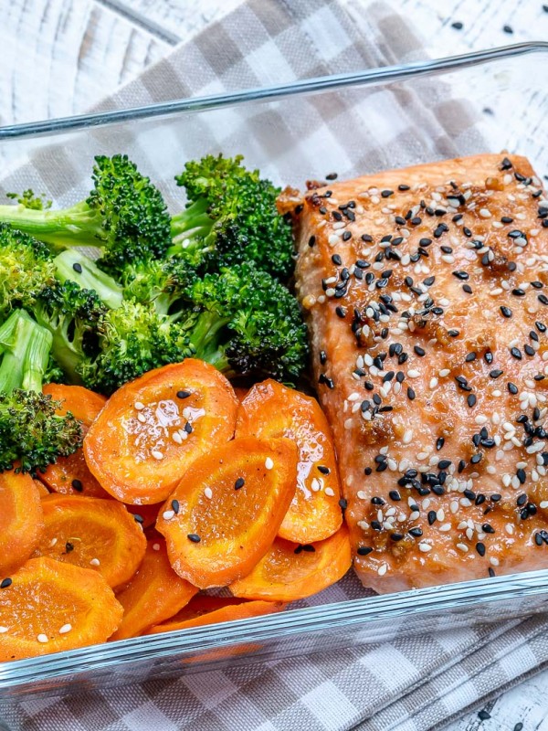 Homemade Teriyaki Salmon for Meal Prep by CleanFoodCrush Recipes