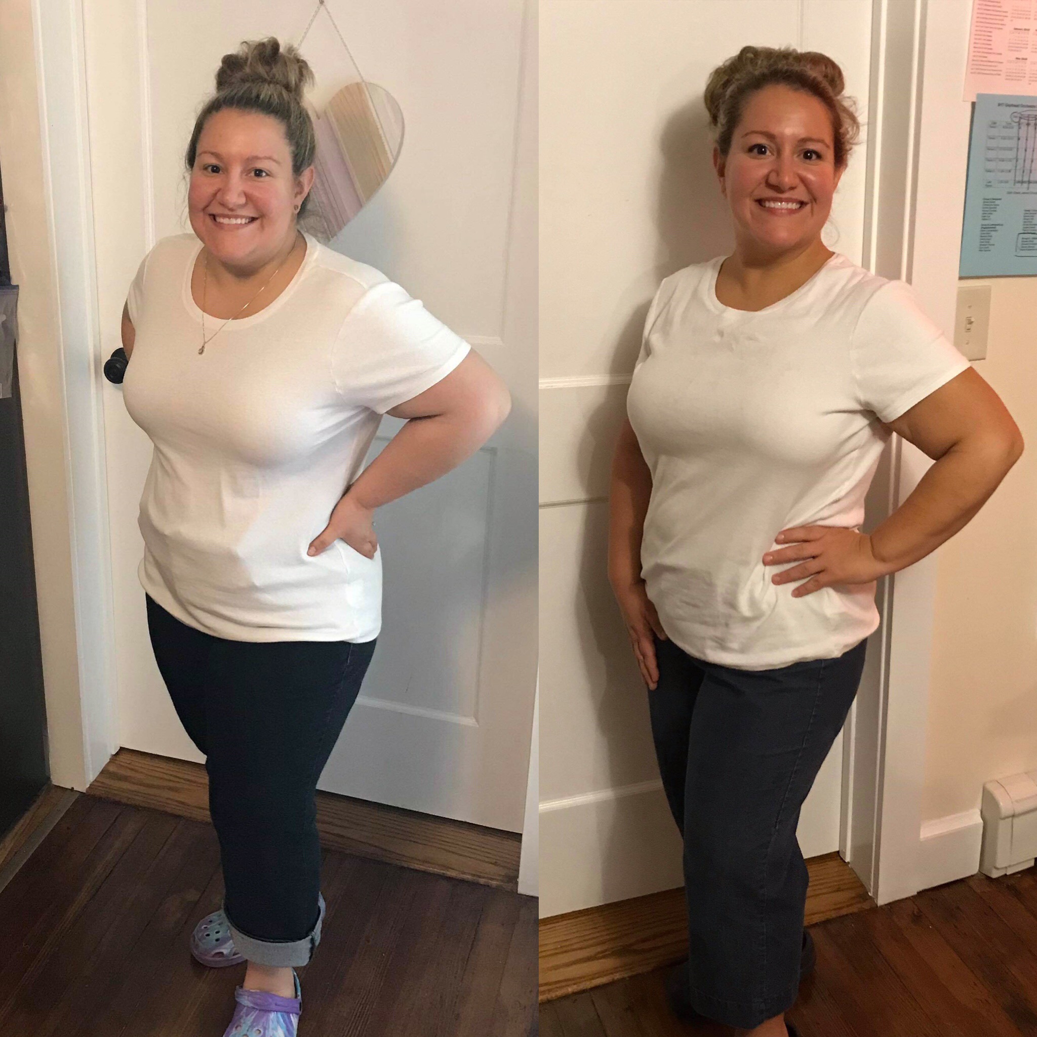 Michele Before and After CleanFoodCrush Challenge