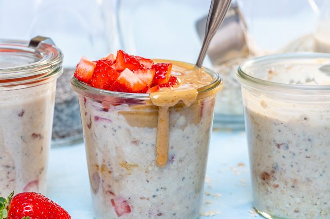 PB and J Overnight Oats by Rachel Maser