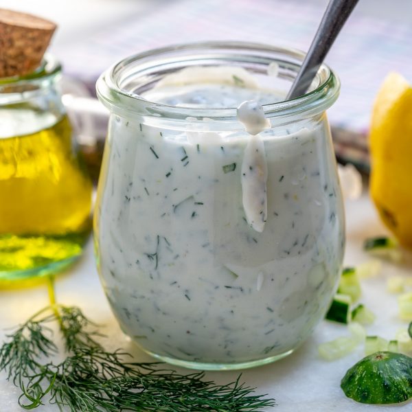 Rachel’s Flavorful Homemade Tzatziki Sauce for Clean Eating! | Clean ...