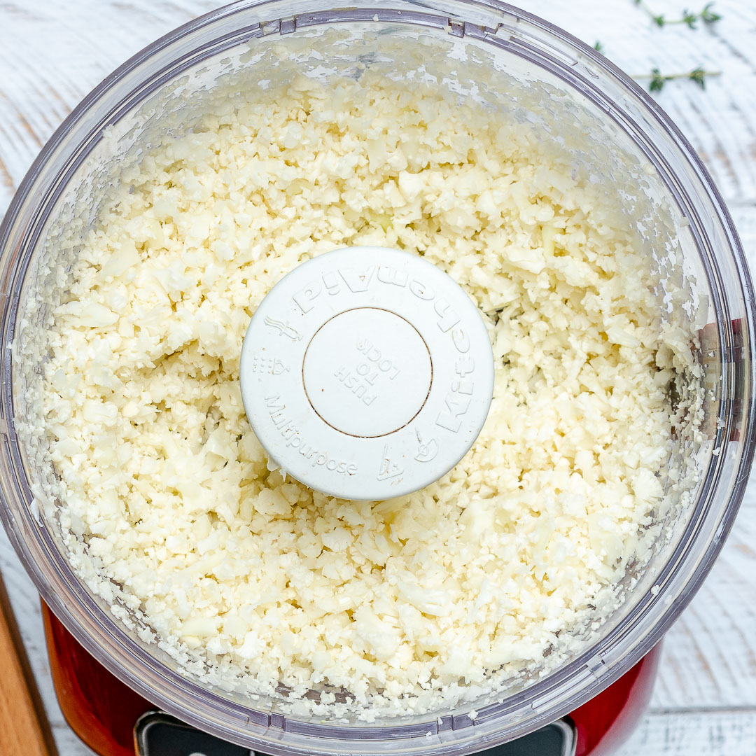 Cauliflower Rice Stuffing Recipe in Food Processor