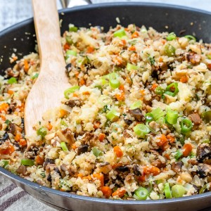 Cauliflower Rice Stuffing Food Prep