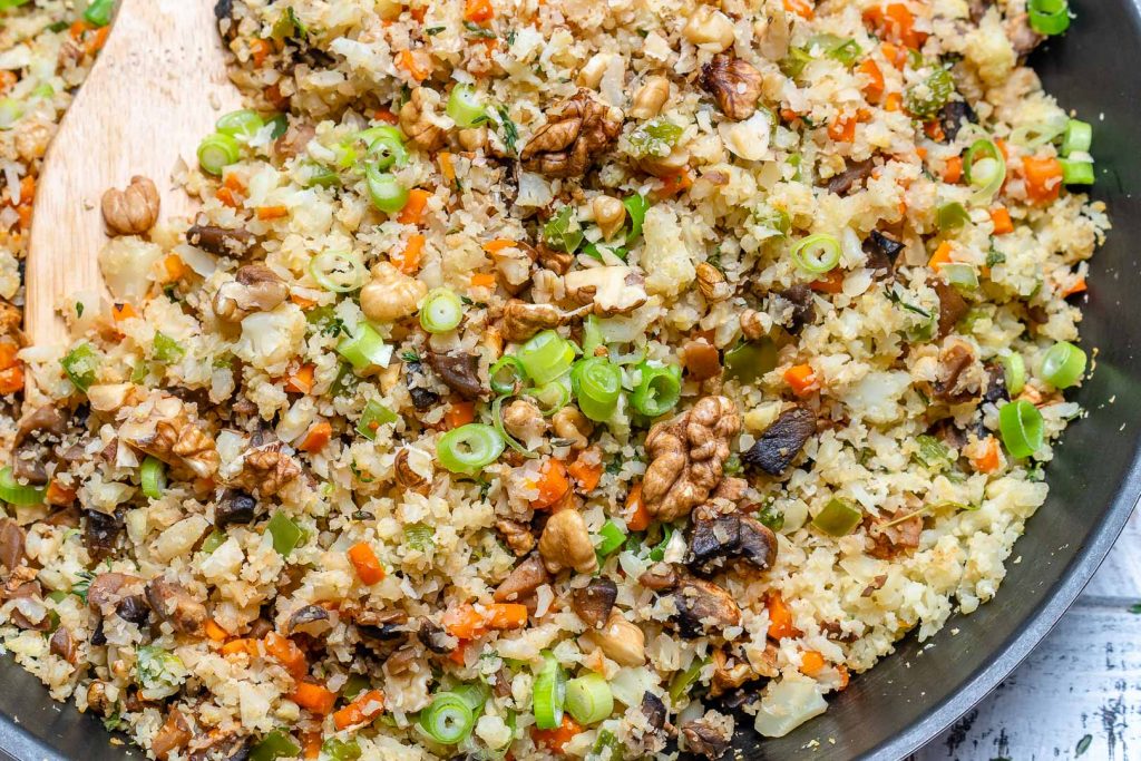 This Cauliflower Rice Stuffing is FULL of Flavor and Perfect for the ...