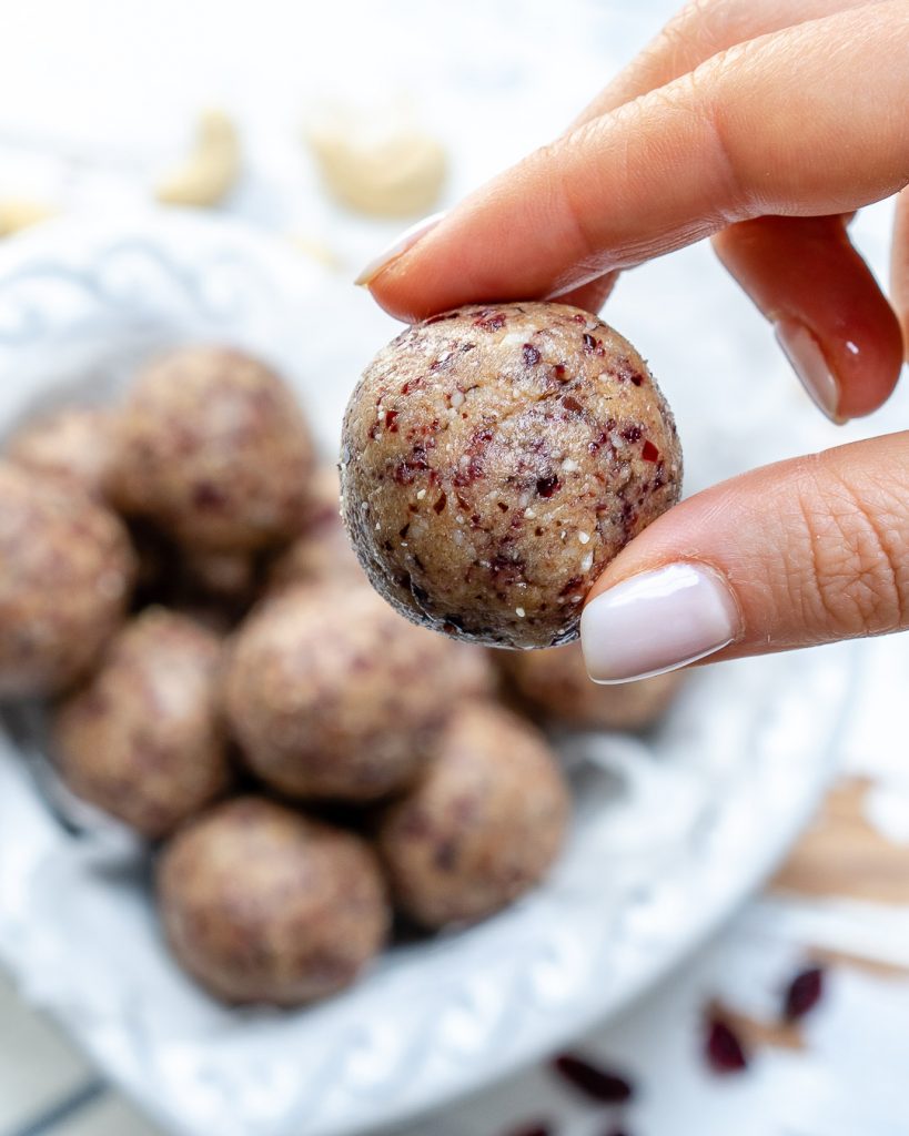 These NEW Cranberry Protein Balls Help Boost Energy and Beat Sugar