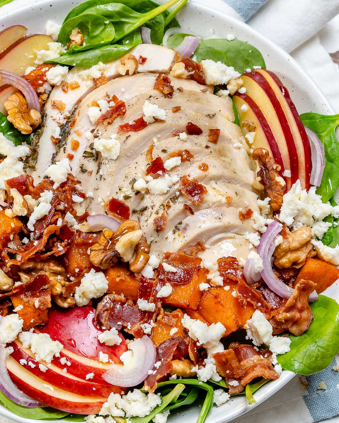 Leftover Turkey Harvest Salad Recipe