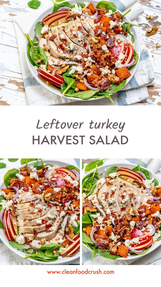 Clean Food Crush Leftover Turkey Harvest Salad