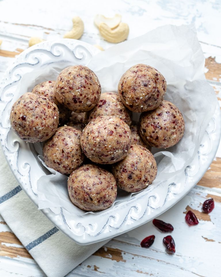 These NEW Cranberry Protein Balls Help Boost Energy and Beat Sugar