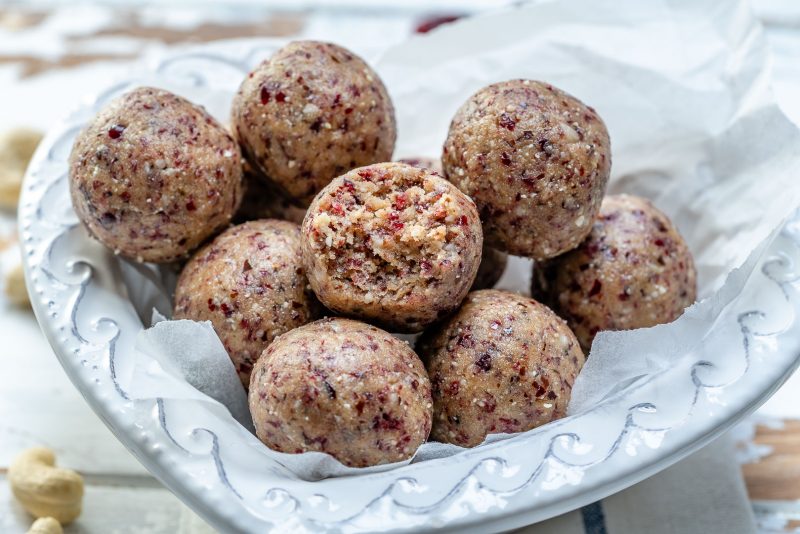 These NEW Cranberry Protein Balls Help Boost Energy and Beat Sugar