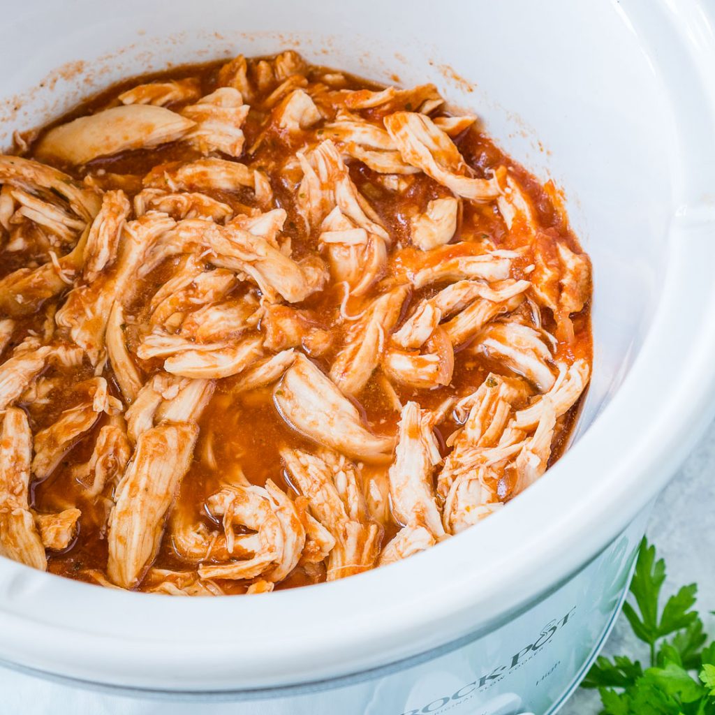 Eat Clean with this 3-Ingredient Crock Pot Pulled Chicken! | Clean Food ...