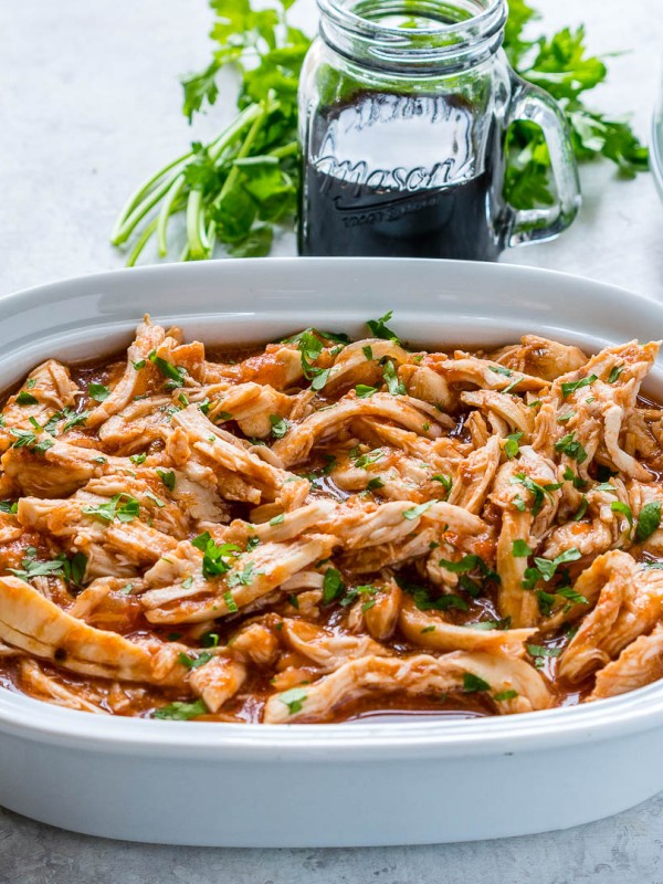 Crock Pot 3-Ingredient Pulled Chicken by CFC