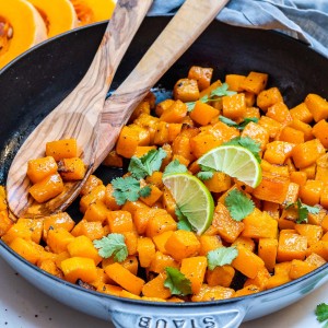 Fast Easy Butternut Squash Skillet Meal
