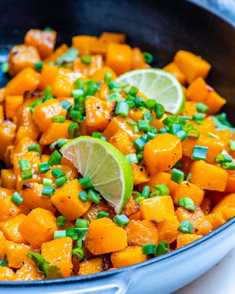 This Easy Butternut Squash Skillet Makes the Perfect Clean Eating Side ...