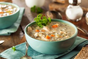 Clean Eating Creamy Turkey & Wild Rice Soup (Thanksgiving Leftovers ...