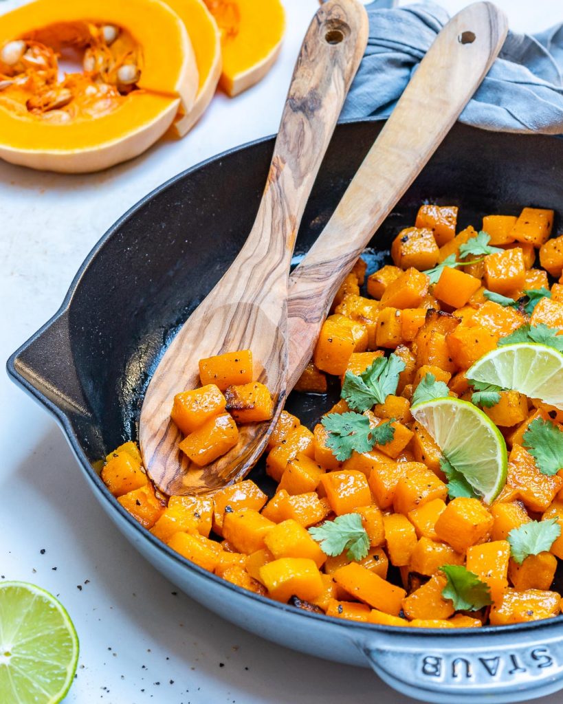 This Easy Butternut Squash Skillet Makes the Perfect Clean Eating Side ...