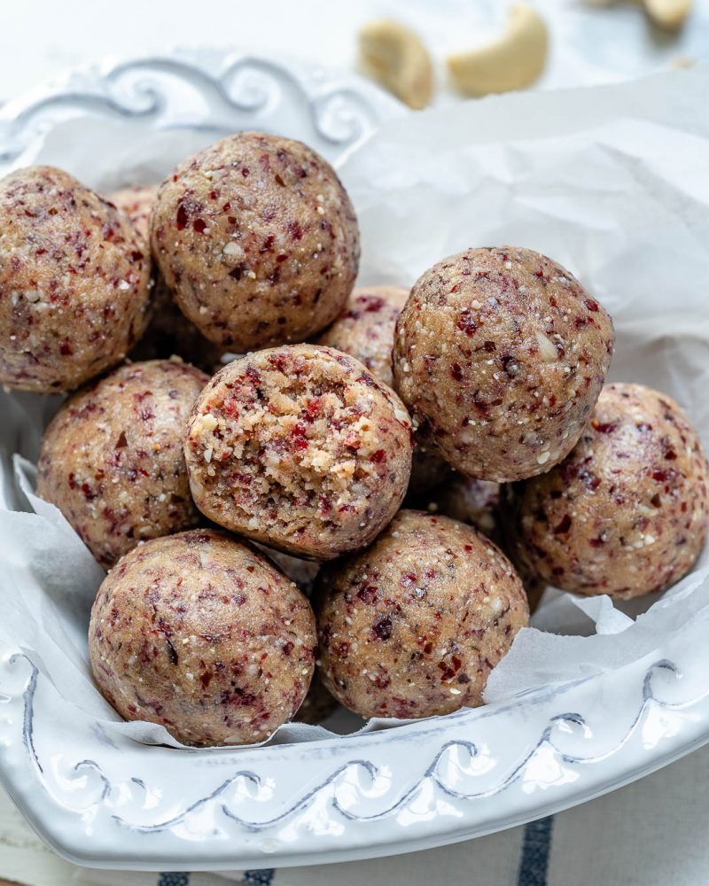 These NEW Cranberry Protein Balls Help Boost Energy and Beat Sugar