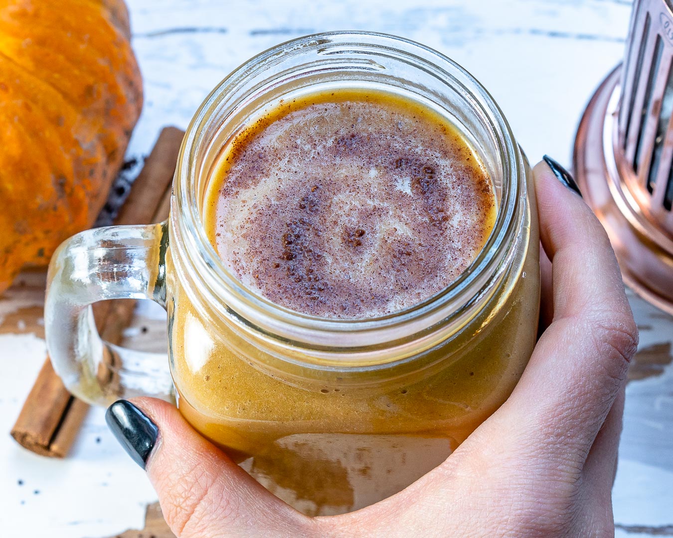 Healthy Pumpkin Spice Latte Jar