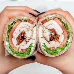 Healthy Leftover Tangy Turkey Ranch Club Wraps