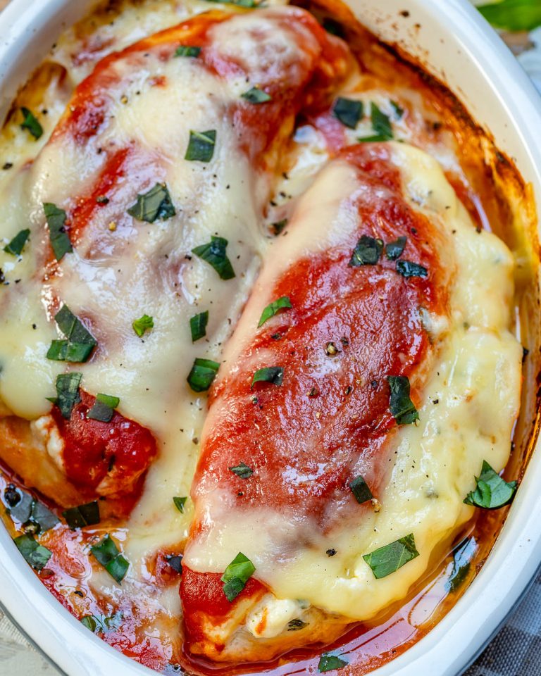 Carb Free Lasagna Stuffed Chicken Breasts for Clean Eating! | Clean ...