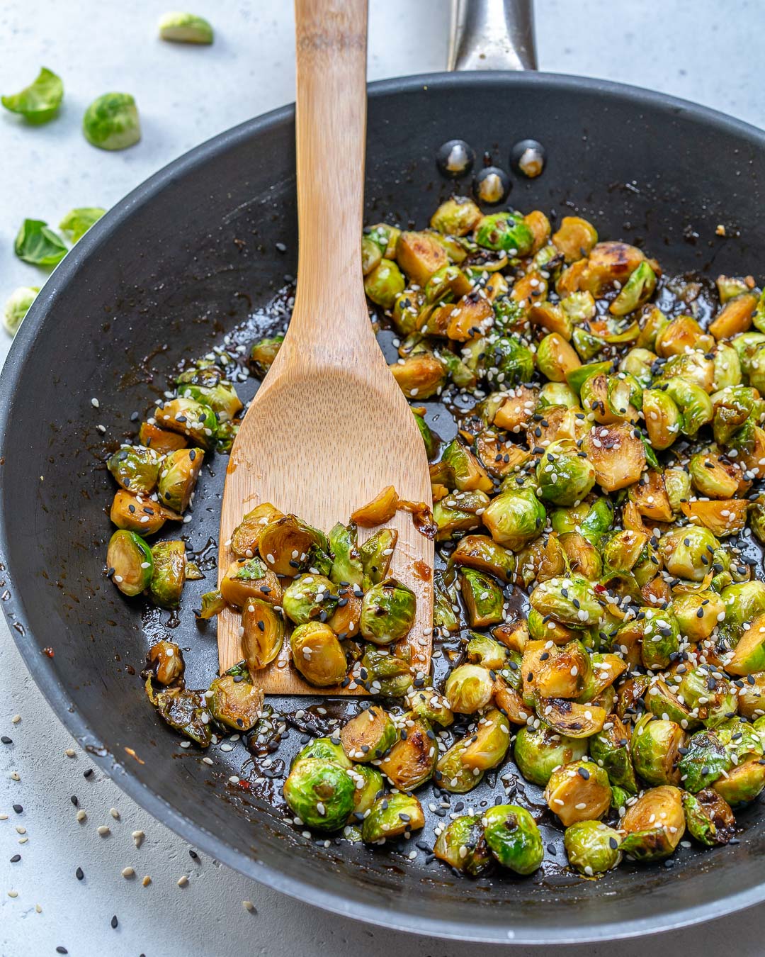 Tasty Stir Fried Brussels Sprouts