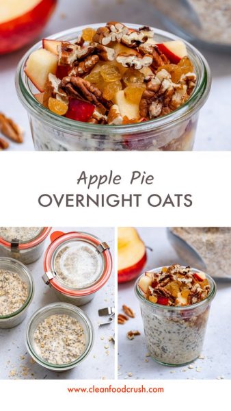 Clean Eating Overnight Oats 4 Ways for Breakfast Meal Prep! | Clean ...