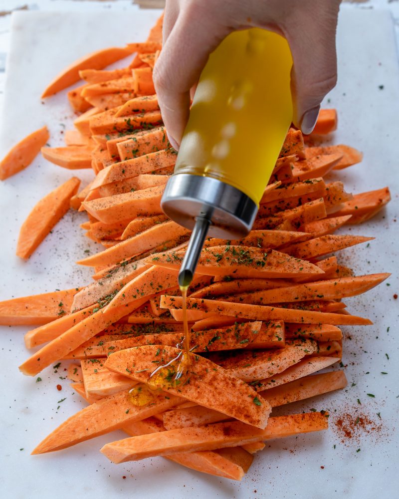 These Baked Sweet Potato Fries are Clean Eating Approved! | Clean Food ...