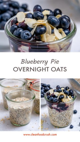 Clean Eating Overnight Oats 4 Ways for Breakfast Meal Prep! | Clean ...