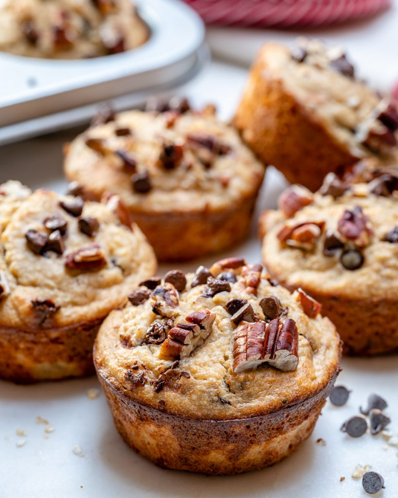 Clean Eating Blender Banana Oatmeal Muffins (GlutenFree!) Clean Food