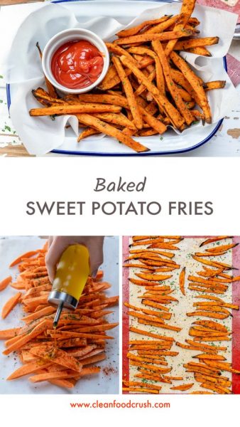 These Baked Sweet Potato Fries are Clean Eating Approved! | Clean Food ...