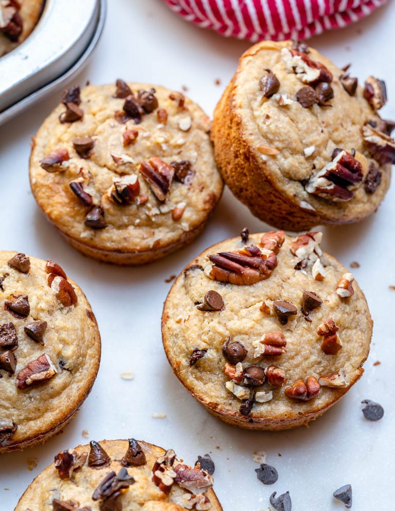 Clean Eating Blender Banana Oatmeal Muffins (GlutenFree!) Clean Food