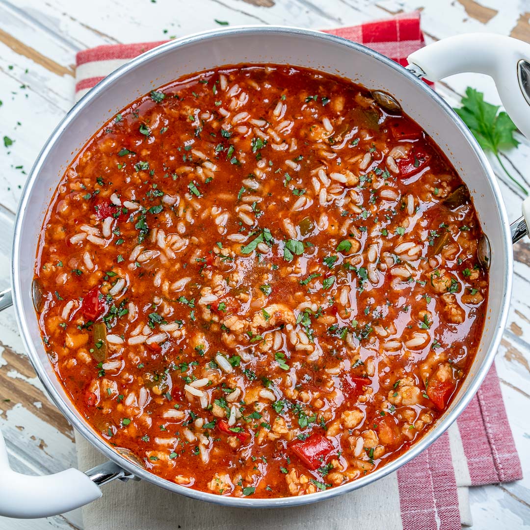 easy stuffed green pepper soup