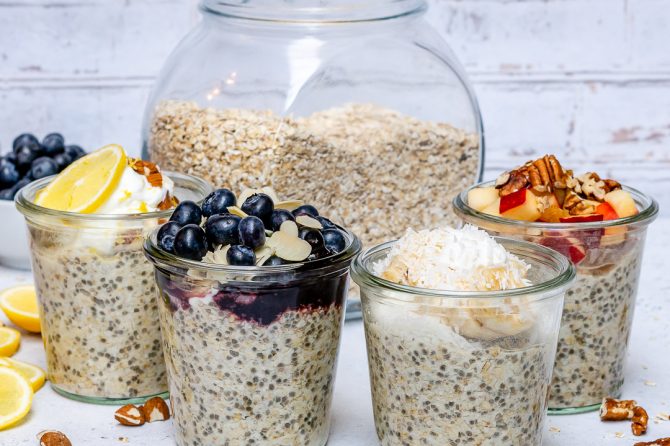 CleanFoodCrush Overnight Oats 4 Ways