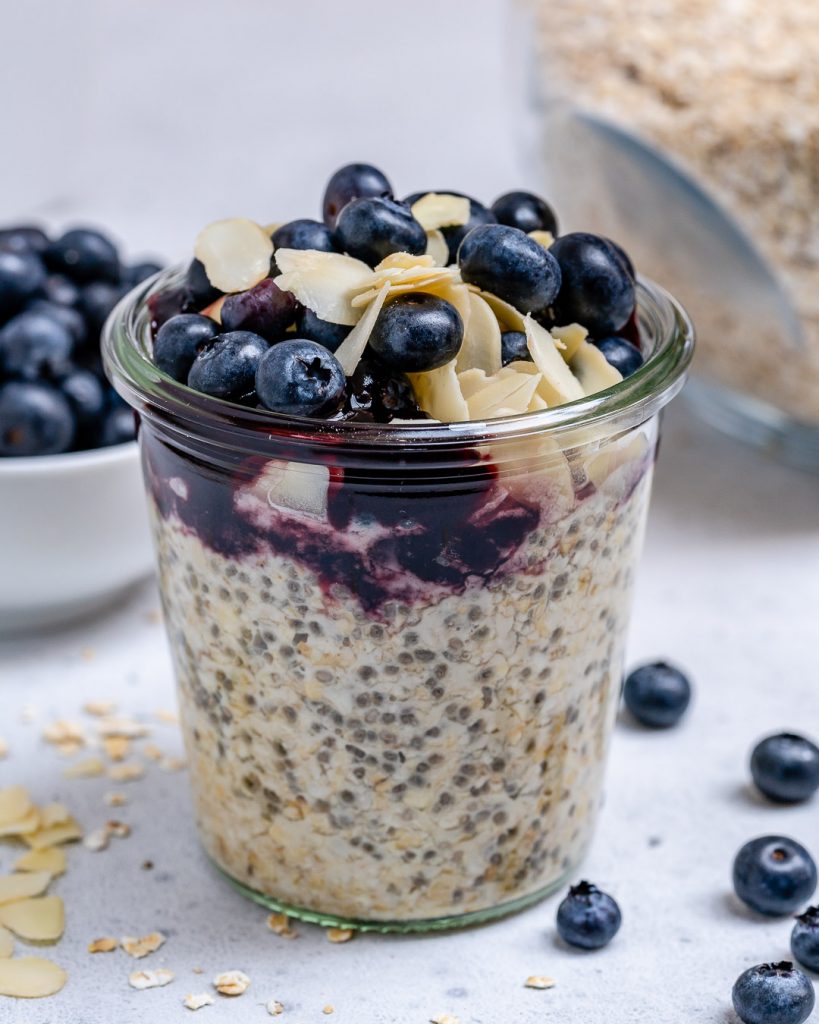 Clean Eating Overnight Oats 4 Ways for Breakfast Meal Prep! | Clean ...