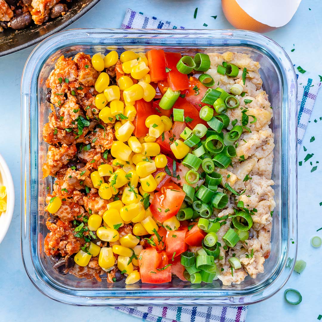 Taco Salad Meal Prep (Taco Bowls) - The Forked Spoon