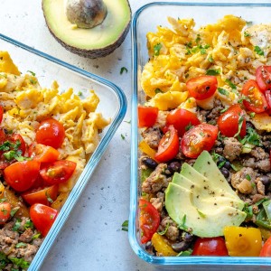 Eat Clean taco scramble bowls