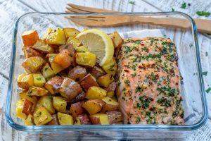 Garlic Butter Salmon by CleanFoodCrush